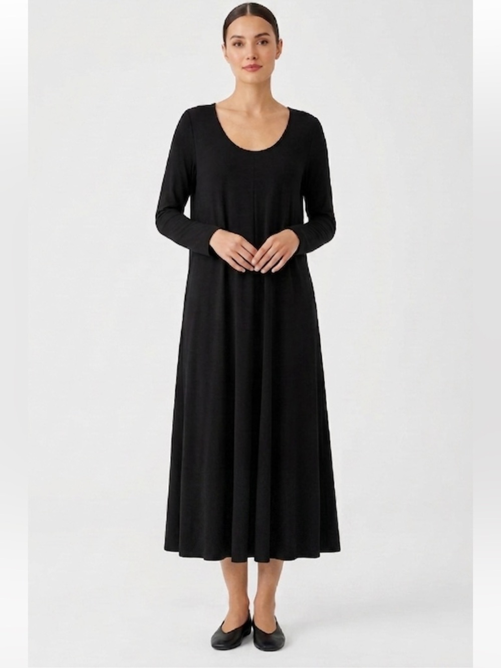 Chic Black Long Sleeve Dress